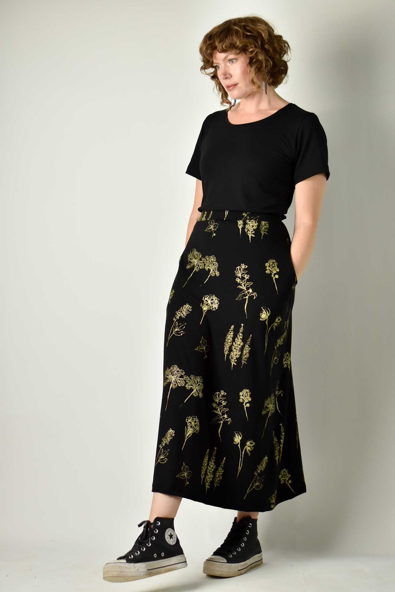 90s Maxi Skirt Poison Garden Gold Poison Pear