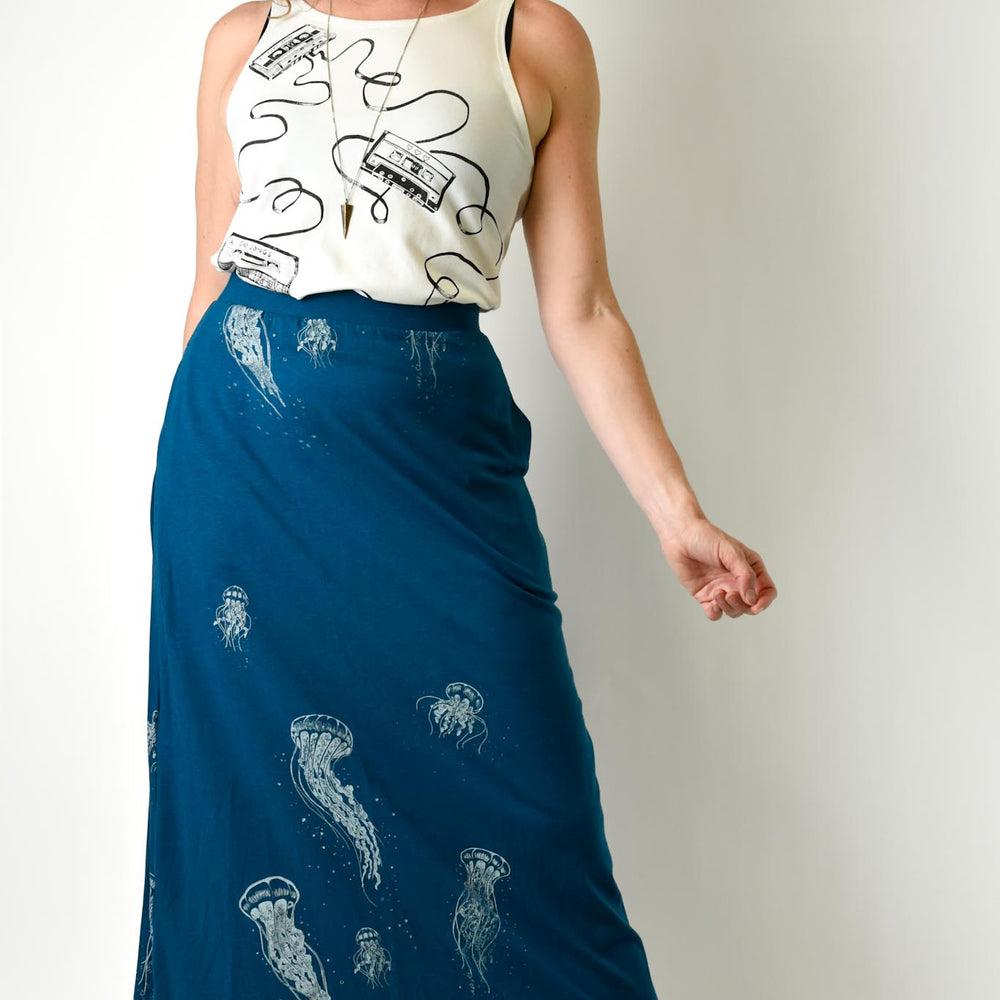 90s Maxi Skirt Jellyfish – Poison Pear - Main Image