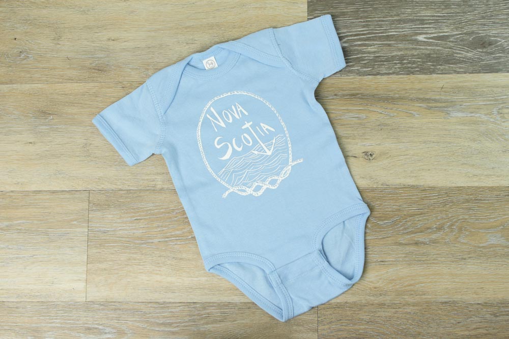 Baby Bodysuit - Nova Scotia Blue poison-pear