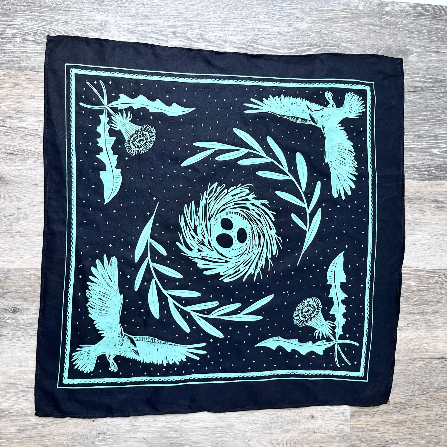 
                  
                    Crow and Dandelion Bandana poison-pear
                  
                