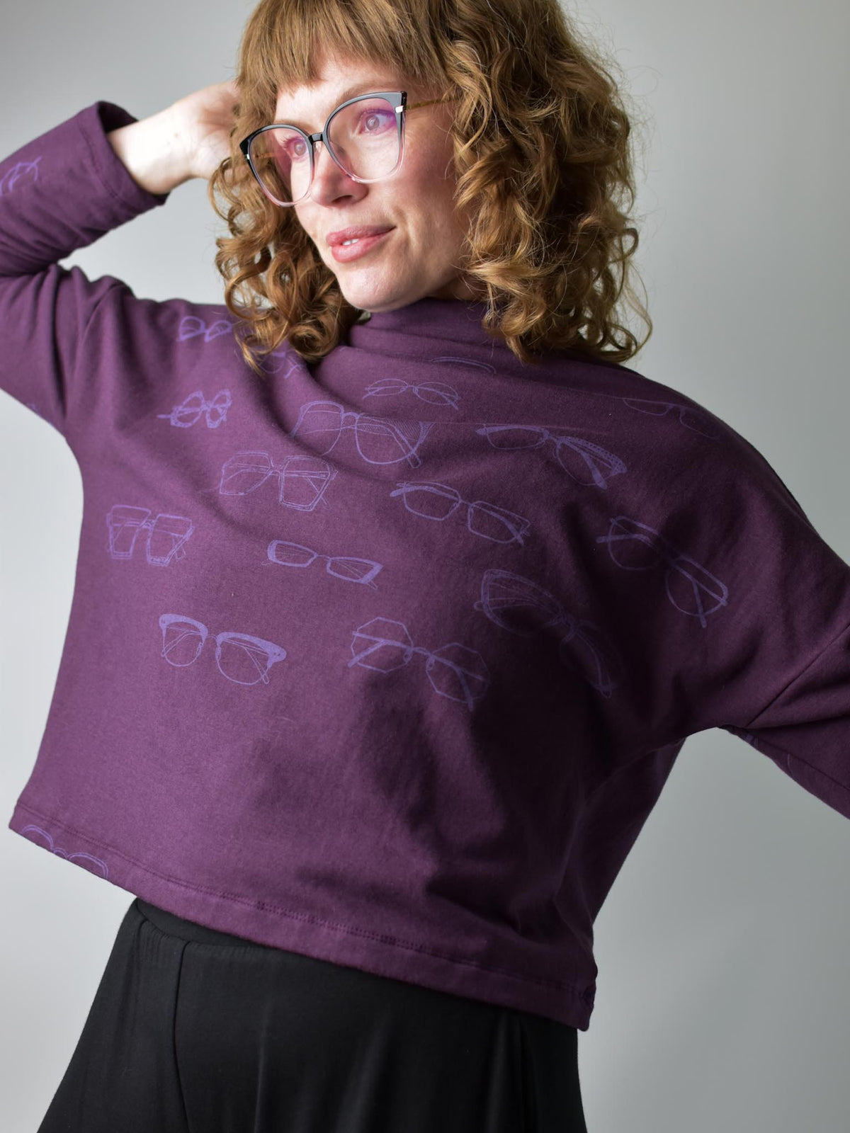
                  
                    Fleece Funnel Neck - Glasses poison-pear
                  
                