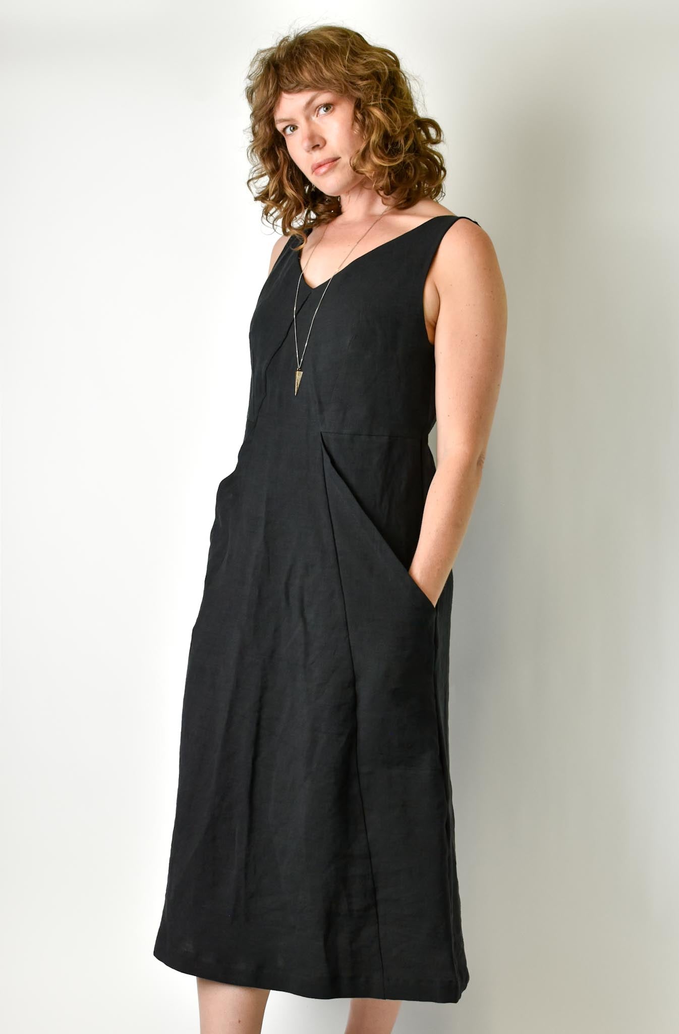 Forager Dress poison-pear