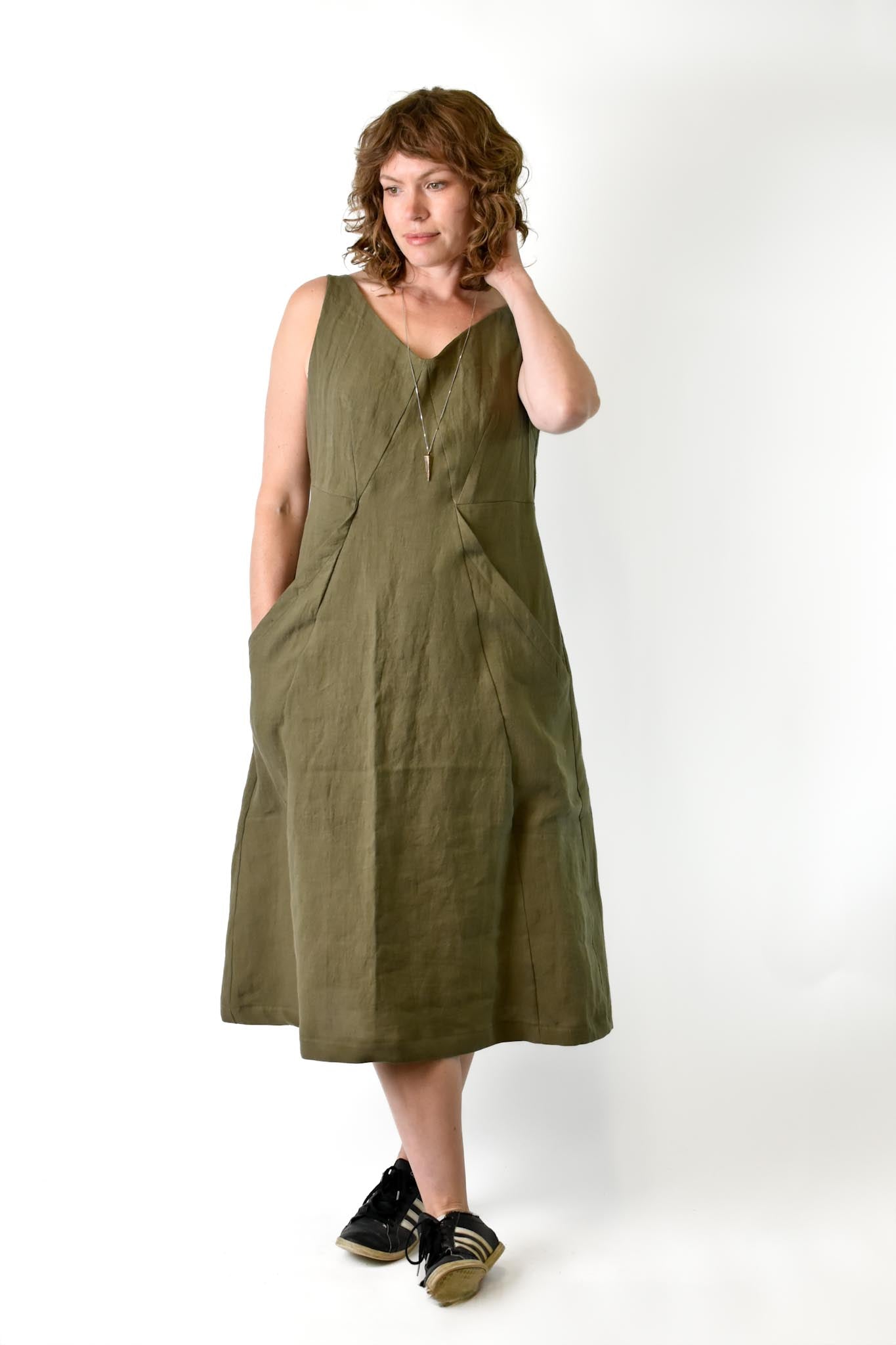 
                  
                    Forager Dress poison-pear
                  
                