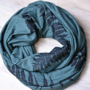 Infinity Scarf - Ferns poison-pear