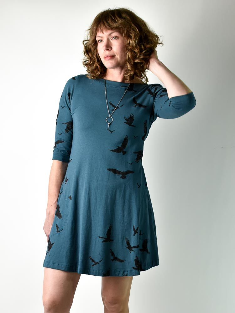 Josee Dress - Crows poison-pear
