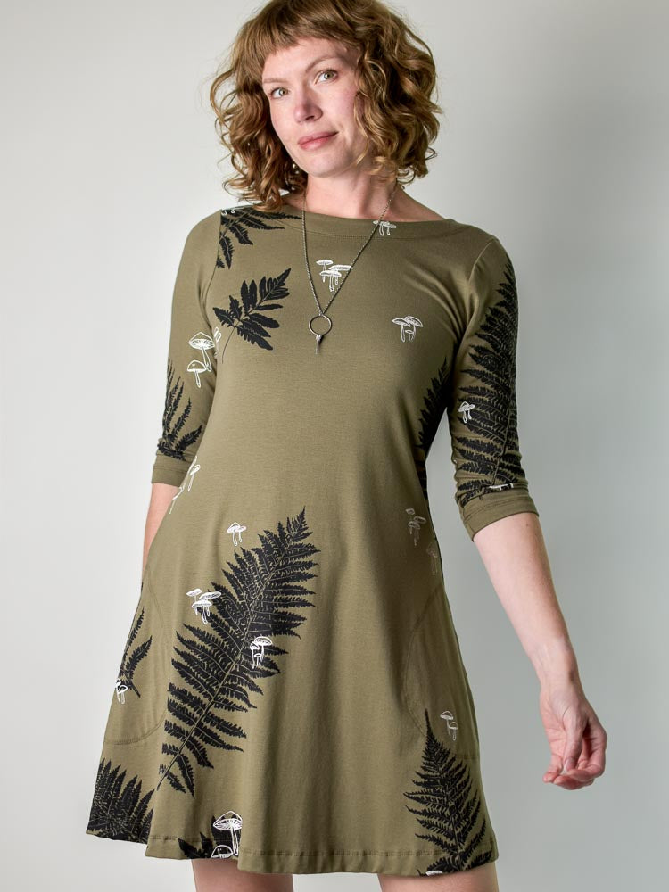 
                  
                    Josee Dress - Forest Floor poison-pear
                  
                