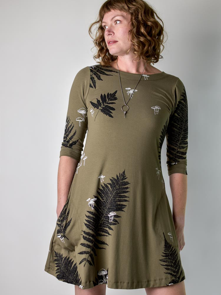 
                  
                    Josee Dress - Forest Floor poison-pear
                  
                