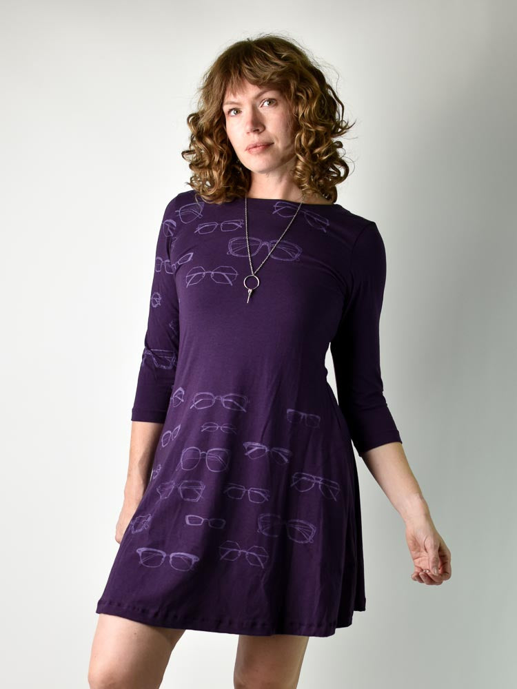 Josee Dress - Glasses poison-pear