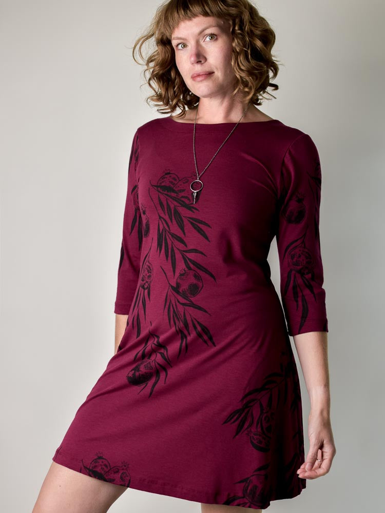 Josee Dress - Pomegranate poison-pear