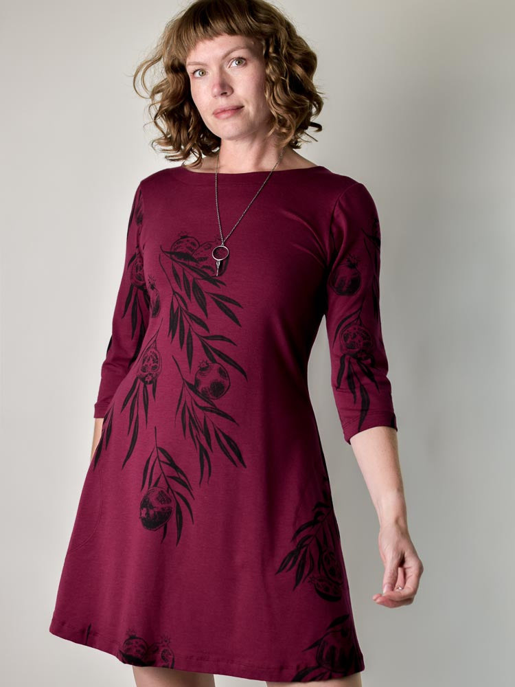 Josee Dress - Pomegranate poison-pear