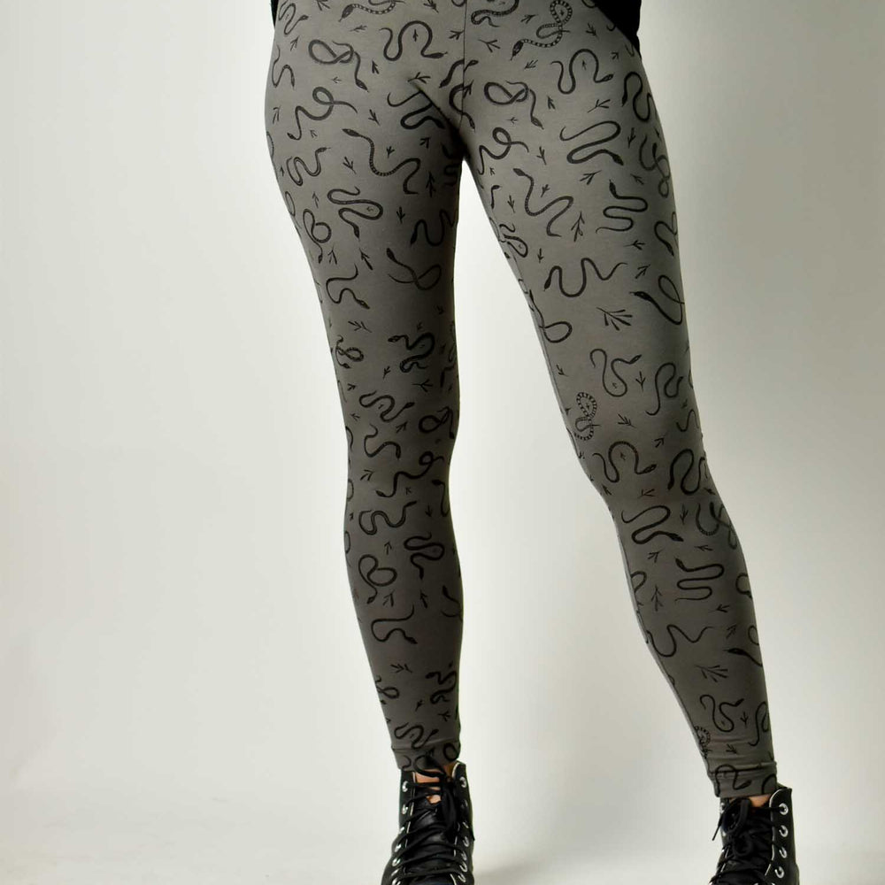 Leggings - Snakes poison-pear