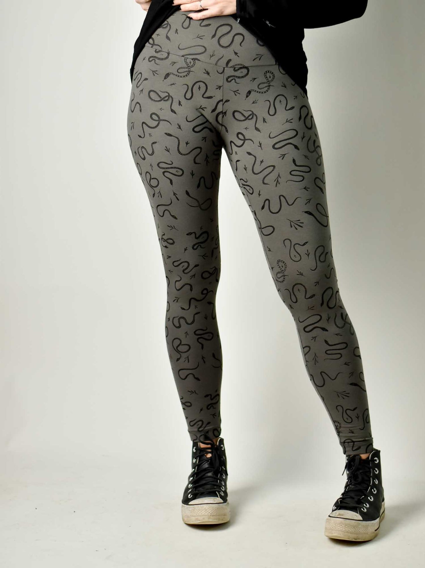 Leggings - Snakes poison-pear