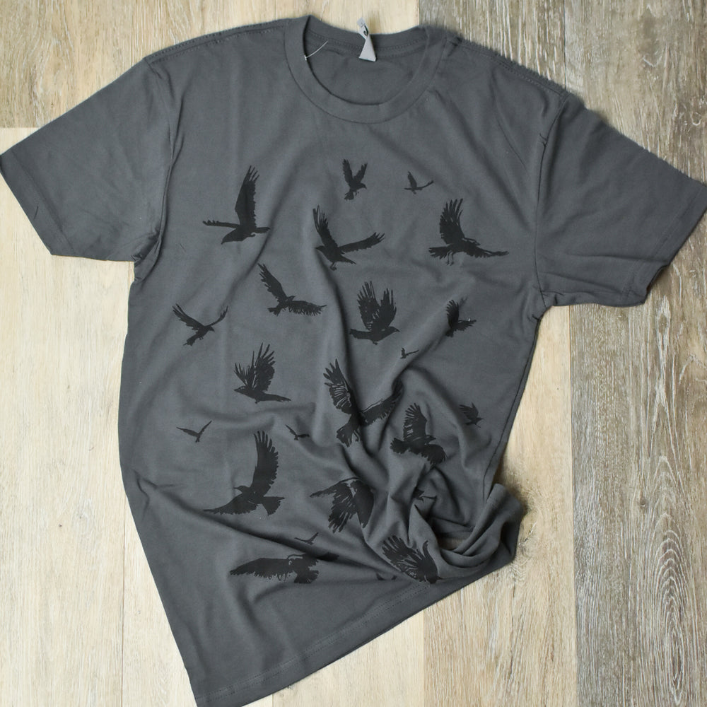 Men's/Unisex Crow T-Shirt poison-pear