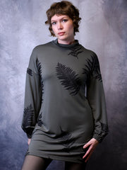 Mia Dress - Ferns poison-pear