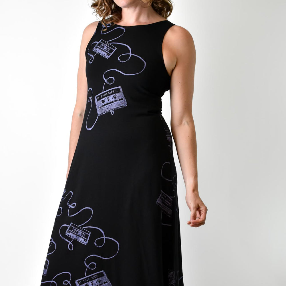 Mix Tape Tank Dress poison-pear
