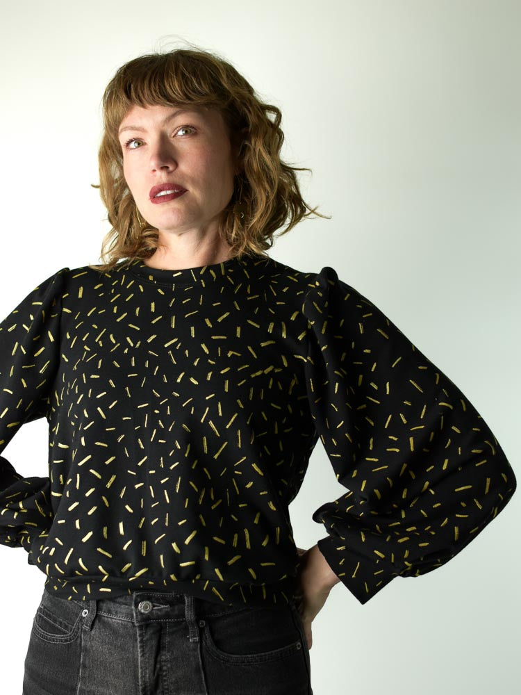 
                  
                    Party Puff Sleeve Sweatshirt poison-pear
                  
                