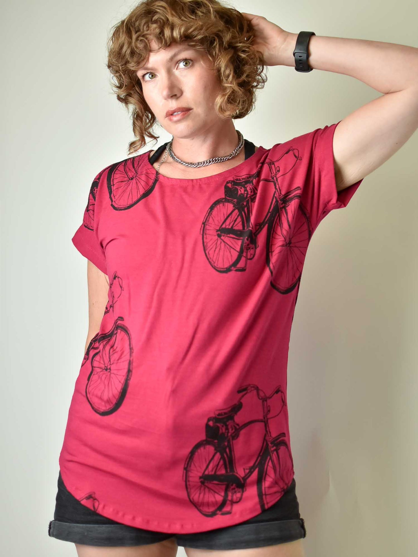 
                  
                    Simple Tee - Bikes Pink poison-pear
                  
                