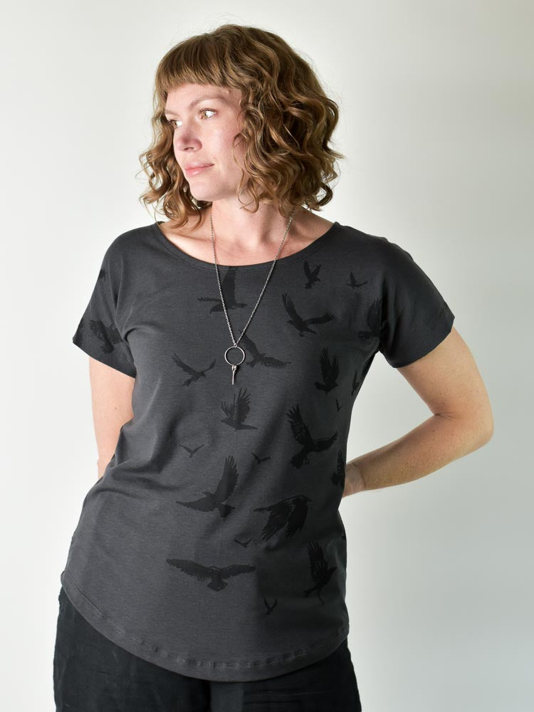 Simple Tee - Crows poison-pear
