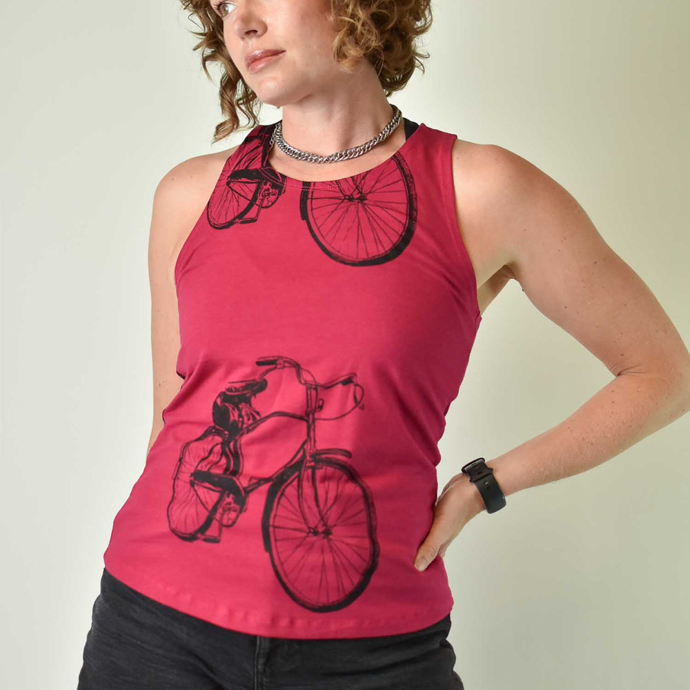 Trailblazer Tank - Bikes Pink poison-pear