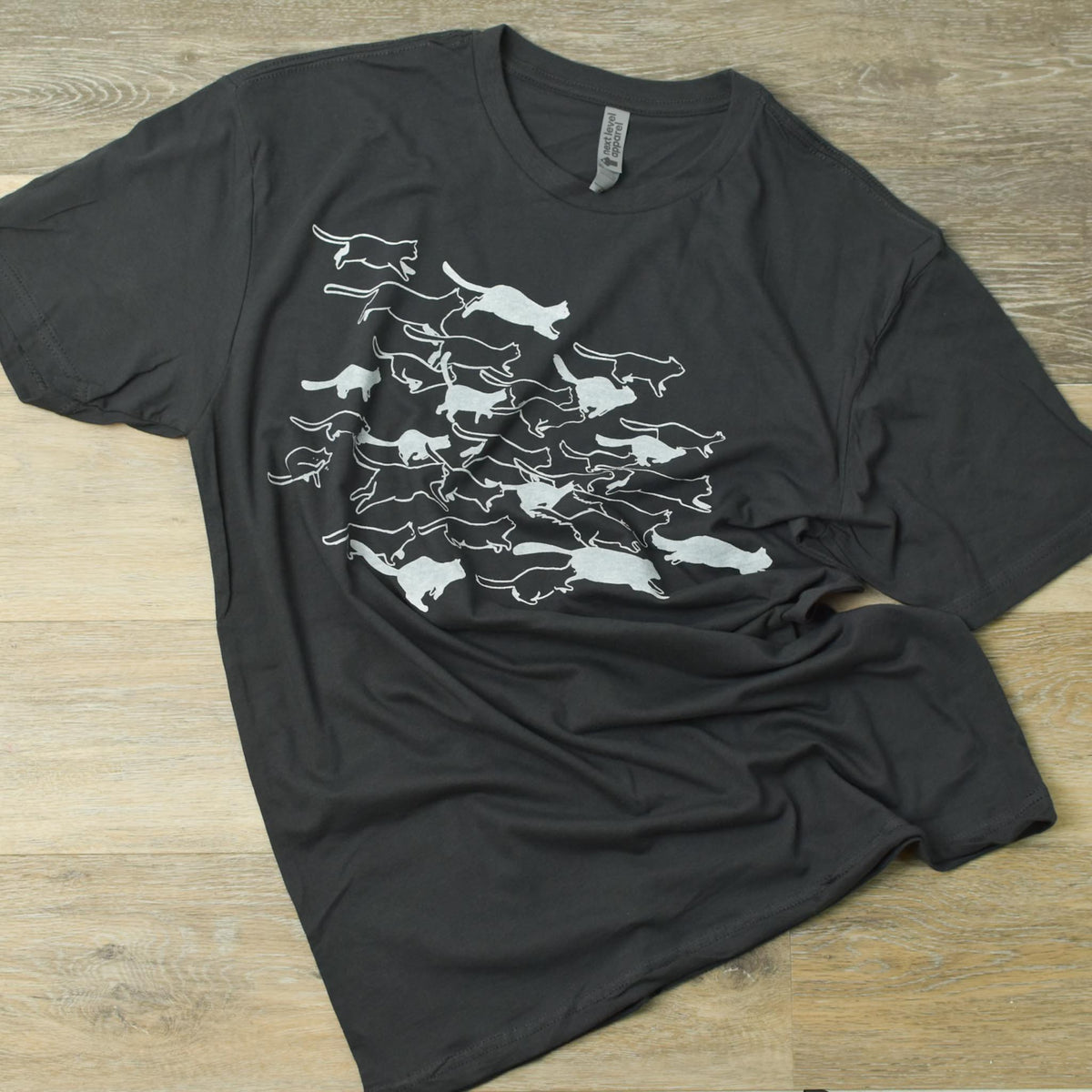 Unisex T-Shirt - Cat Stampede poison-pear