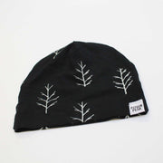Baby Beanie Hat - Black Twigs poison-pear