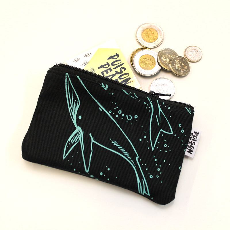 Coin Pouch - Black Whale poison-pear