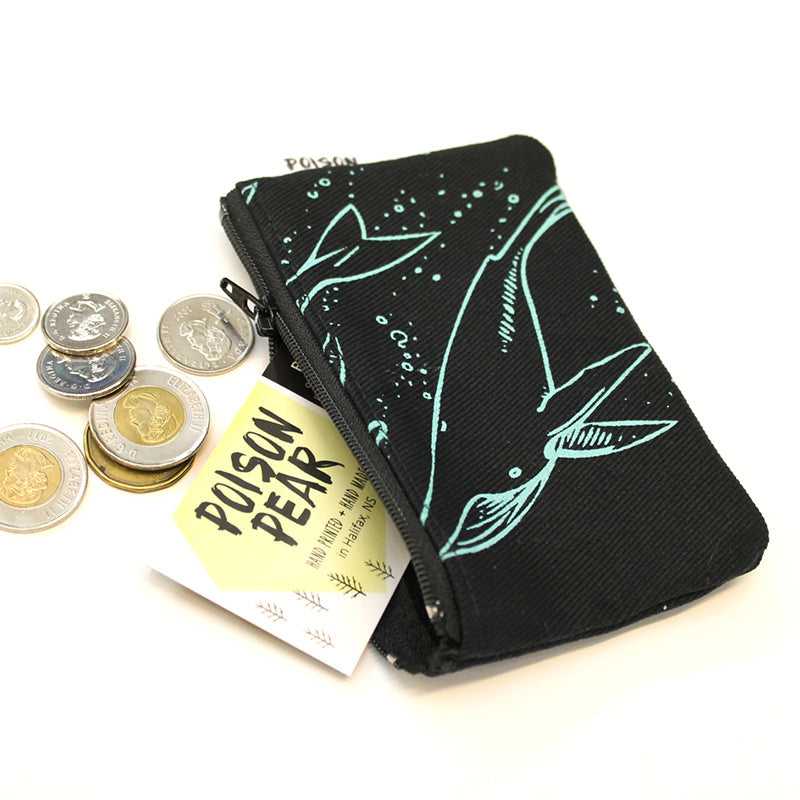 Coin Pouch - Black Whale poison-pear