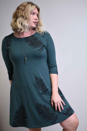 Josee Dress - Ferns poison-pear