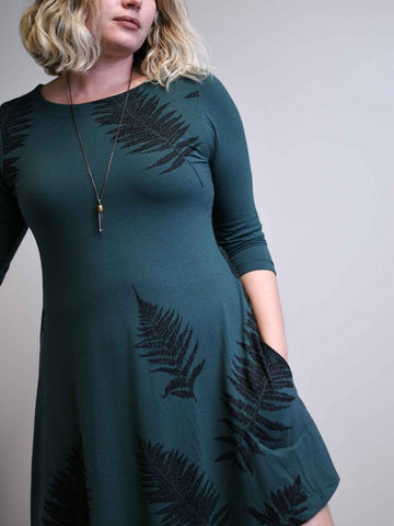 Josee Dress - Ferns poison-pear