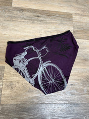 Ladies Undies - Purple Bikes poison-pear