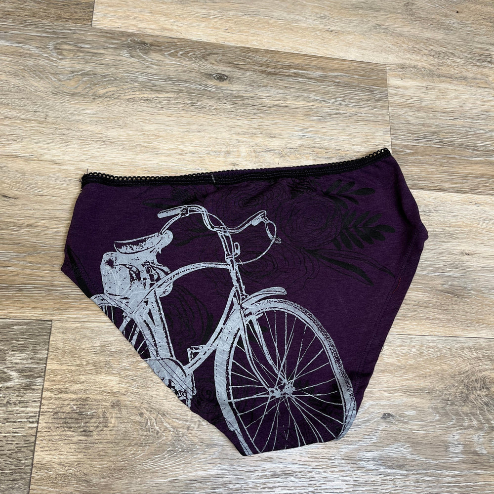 
                  
                    Ladies Undies - Purple Bikes poison-pear
                  
                