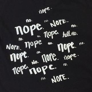 
                  
                    Men's T-shirt - Nope Black poison-pear
                  
                