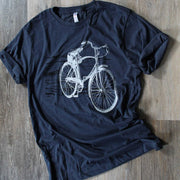 Men's T-shirt - Navy Bike poison-pear