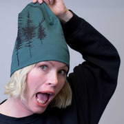 Slouchy Hat - Sunset Pines poison-pear