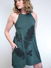 Trapeze Dress - Fern poison-pear